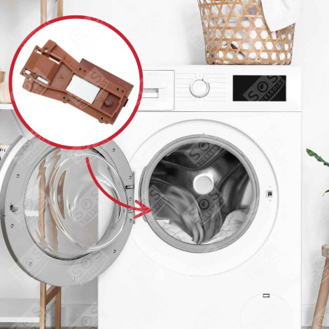 SÉCURITÉ DE PORTE, FERMETURE, VERROU MACHINE À LAVER, LAVE-LINGE - 55X9897