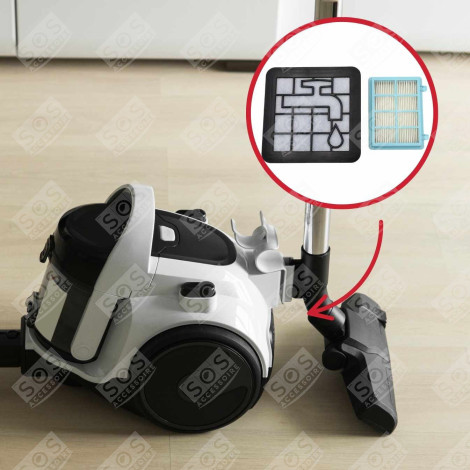 KIT FILTRE ASPIRATEUR - FC8010/01, FC8010/02