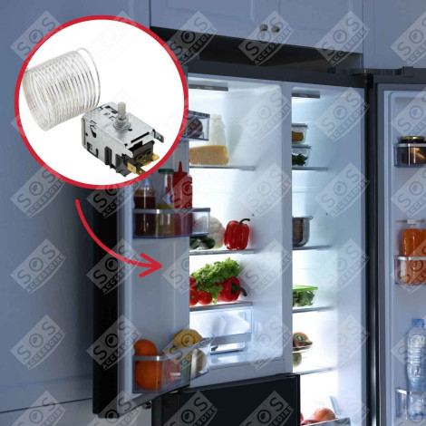 THERMOSTAT DANFOSS N°6 FRIGO, RÉFRIGÉRATEUR, CONGÉLATEUR - AS0003932