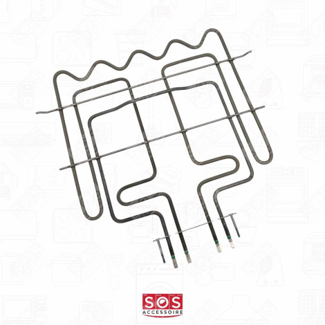 RÉSISTANCE GRILL 2850W D'ORIGINE FOUR, CUISINIÈRE - 481225928873