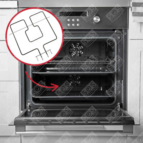 RESISTANCE  VOUTE FOUR, CUISINIÈRE - 480121104184