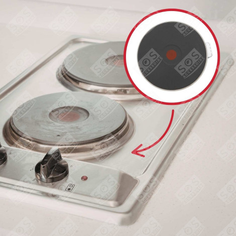 PLAQUE RAPIDE D180 2000W 4MM EGO FOUR, CUISINIÈRE - 93783836, 75X0867