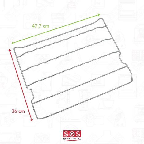 CLAYETTE, ÉTAGÈRE PORTE BOUTEILLES 477X360 MM FRIGO, RÉFRIGÉRATEUR, CONGÉLATEUR - 7112508, 711250801