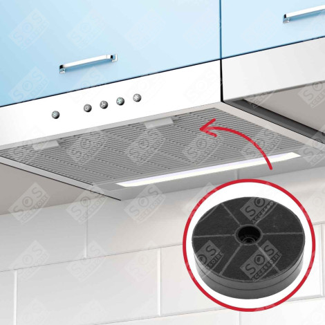 FILTRE CHARBON (X1) 172X44MM T HOTTE - 481281728936