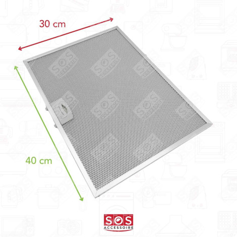 FILTRE MÉTAL (X1) 400X300MM HOTTE - C00274187