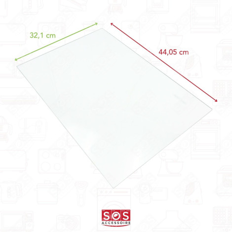 ETAGÈRE EN VERRE 440.5X321X3.2 (REP 310)      -        440,5X321 MM FRIGO, RÉFRIGÉRATEUR, CONGÉLATEUR - 4657042600, C00873132