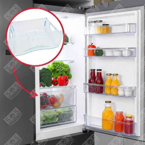 TIROIR SUPÉRIEUR 411X365X162 MM FRIGO, RÉFRIGÉRATEUR, CONGÉLATEUR - 9791298, 979129800
