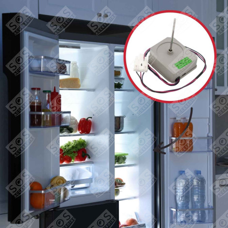 MOTEUR DE VENTILATEUR ÉVAPORATEUR FRIGO, RÉFRIGÉRATEUR, CONGÉLATEUR - 4681JB1029A