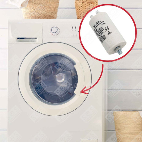 CONDENSATEUR 18 MF UNIVERSEL MACHINE À LAVER, LAVE-LINGE - 481912118285