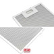 FILTRE MÉTAL ANTIGRAISSES 470X193MM CBT62 RT623 HOTTE - 49024660