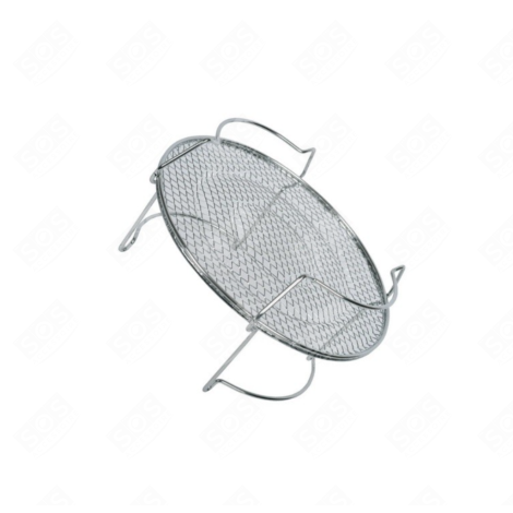 GRILLE DE CUISSON RÉVERSIBLE 2-EN-1 CUISEUR VAPEUR - SS-204792