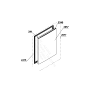 Porte (partie congélateur) repère 2677