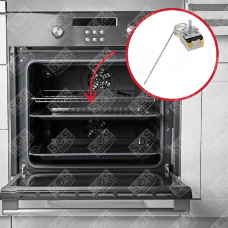 THERMOSTAT 300°C BULBE INOX FOUR, CUISINIÈRE - 71X1924, 93682722