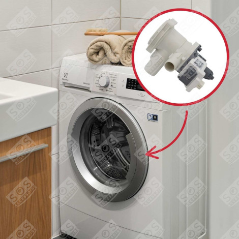 POMPE DE VIDANGE MACHINE À LAVER, LAVE-LINGE - 00142154, 00144487