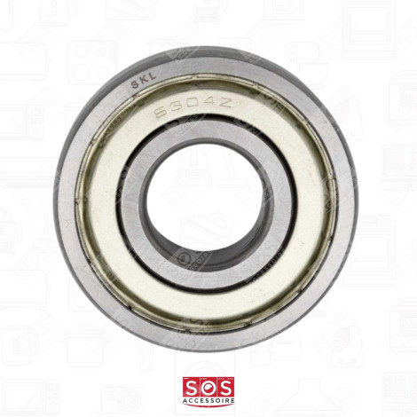 ROULEMENT DE TAMBOUR 6304 ZZ  51,50 MM MACHINE À LAVER, LAVE-LINGE - 55X5660, 50215938007