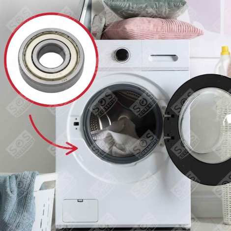 ROULEMENT DE TAMBOUR 6304 ZZ  51,50 MM MACHINE À LAVER, LAVE-LINGE - 55X5660, 50215938007