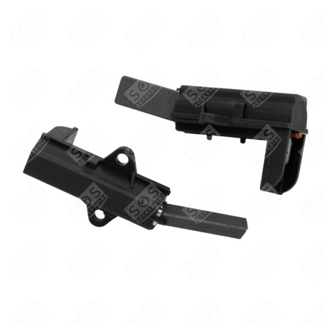 2 CHARBONS MOTEUR + SUPPORTS MACHINE À LAVER, LAVE-LINGE - C00196540, -C00035290