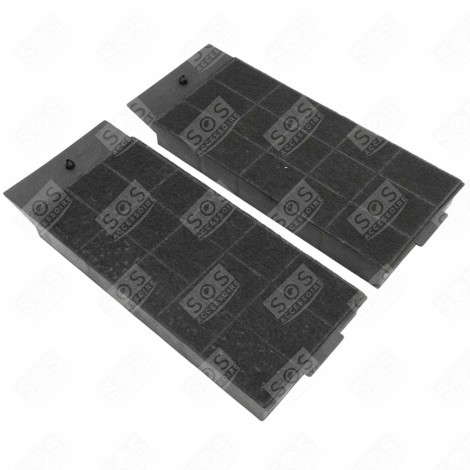 LOT DE 2 FILTRES  CHARBON TYPE B  280X110 MM HOTTE - 50263848009