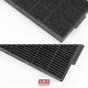 LOT DE 2 FILTRES  CHARBON TYPE B  280X110 MM HOTTE - 50263848009