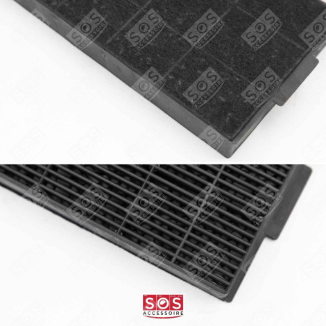 LOT DE 2 FILTRES  CHARBON TYPE B  280X110 MM HOTTE - 50263848009