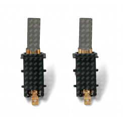 Jeu de 2 charbons 5X12 5X28 mm cosses 6.3 mm