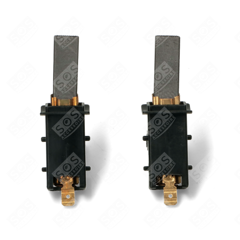 JEU DE 2 CHARBONS 5X12 5X28 MM COSSES 6.3 MM MACHINE À LAVER, LAVE-LINGE - 52X5258, 00600883
