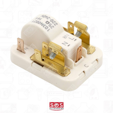 RELAIS DE DÉMARRAGE FRIGO, RÉFRIGÉRATEUR, CONGÉLATEUR - 2101049019, 00151055