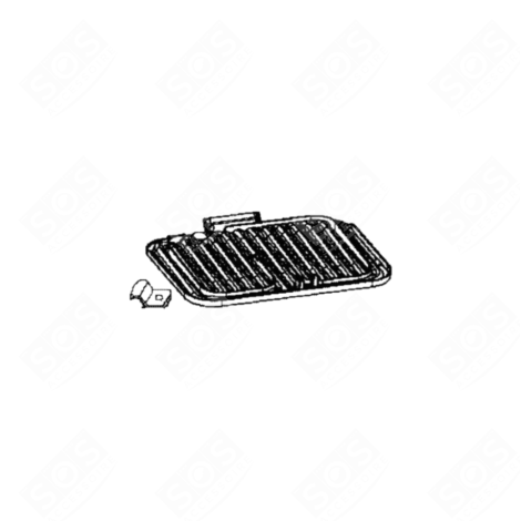 PLAQUE SUPPÉRIEURE RACLETTE, GRIL, WOK - TS-01044950