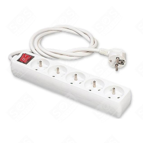 BLOC 5 PRISES 2 POLES + TERRE ÉLECTRICITÉ, DOMOTIQUE - 308303
