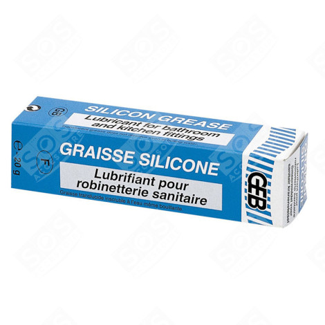 GRAISSE SILICONE GEB 20GR D'ORIGINE SANITAIRE - 515520