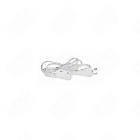RALLONGE 6A 2M BLANCHE ÉLECTRICITÉ, DOMOTIQUE - 908501