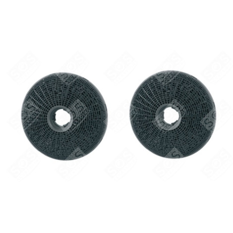 LOT DE 2 FILTRES À CHARBON HOTTE - 74X3895