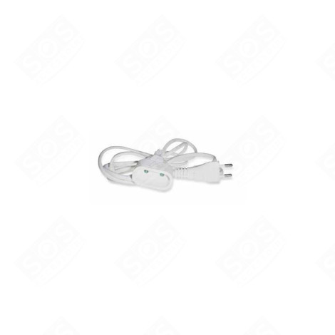 RALLONGE 6A 2M BLANCHE ÉLECTRICITÉ, DOMOTIQUE - 908501
