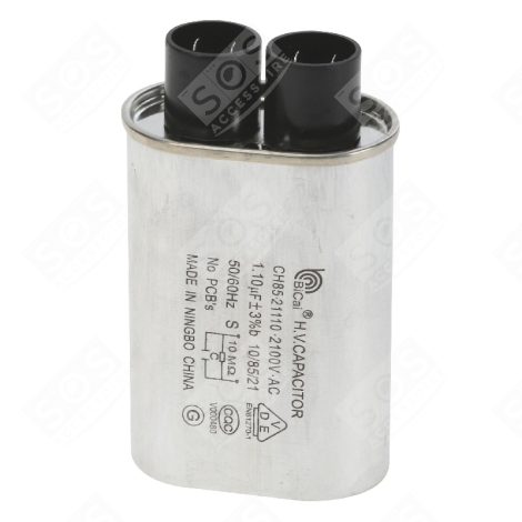 CONDENSATEUR HAUTE TENSION D'ORIGINE FOUR MICRO-ONDES - 00648810