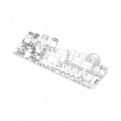 MODULE VIERGE EWX D'ORIGINE MACHINE À LAVER, LAVE-LINGE - 14016628423/6