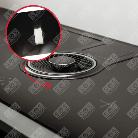 NOIR AEG 810X D'ORIGINE PLAQUE DE CUISSON - 8585551139217