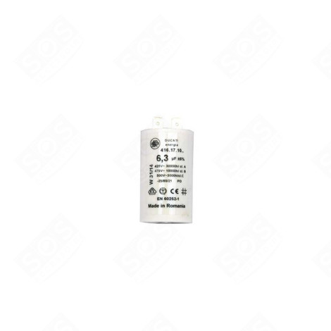 CONDENSATEUR 6.3 AEF 450V D'ORIGINE HOTTE - 133.0071.067