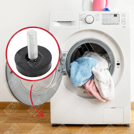 PIED UNIVERSEL VIS M10 HAUTEUR 45MM VENDU À L'UNITÉ MACHINE À LAVER, LAVE-LINGE - 8915242, 1731199