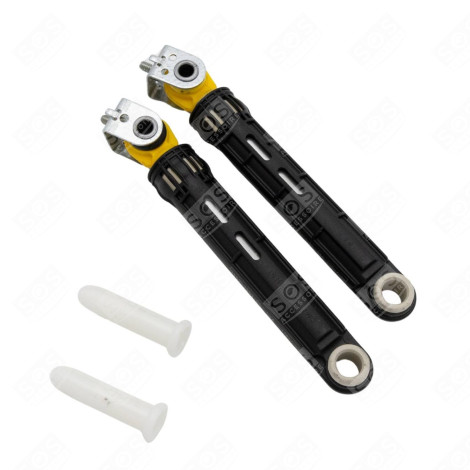 LOT DE 2 AMORTISSEURS D'ORIGINE 210 MM MACHINE À LAVER, LAVE-LINGE - C00286060, 482000023249