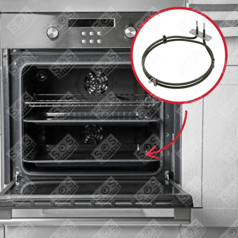 RÉSISTANCE CIRCULAIRE 2000W 210X195X29MM FOUR, CUISINIÈRE - C00311196, C00313065