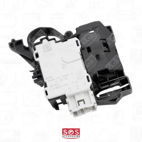 SÉCURITÉ DE PORTE, FERMETURE, VERROU D'ORIGINE 75X70X30 MM MACHINE À LAVER, LAVE-LINGE - 481010885440