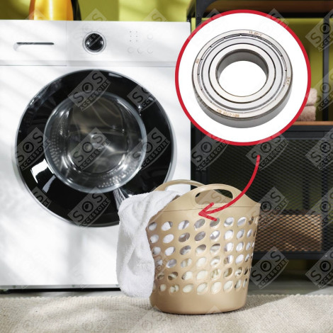 ROULEMENT 6206ZZ MACHINE À LAVER, LAVE-LINGE - 481252028004, 6206ZZCG38