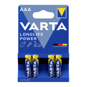 Lot de 4 piles alcaline AAA LR03