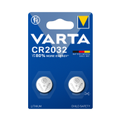 Lot de 2 piles bouton CR2032