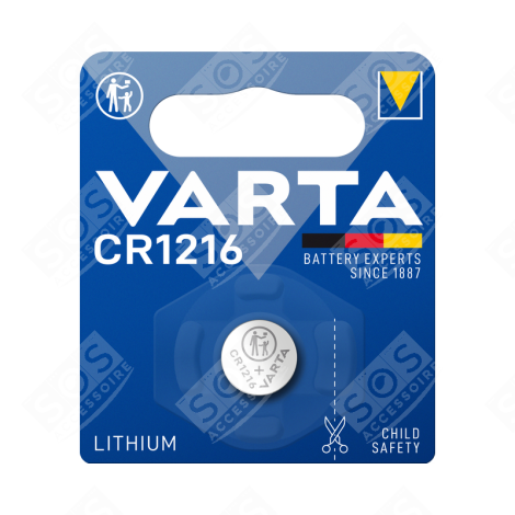 PILE LITHIUM CR1216 3V ACCESSOIRES ET ENTRETIEN - 6216101401