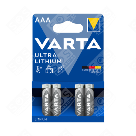 PILE LITHIUM AAA ACCESSOIRES ET ENTRETIEN - 6103301404