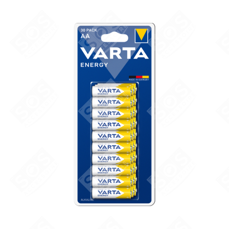 LOT DE 30 PILES ALKALINES AA LR6 D'ORIGINE ACCESSOIRES ET ENTRETIEN - 4106229630