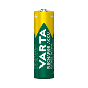 Lot de 2 piles rechargeables aa lr06 2600mah d'origine