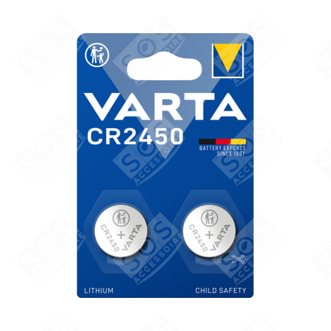 LOT DE 2 PILES LITHIUM CR2450 D'ORIGINE ACCESSOIRES ET ENTRETIEN - 6450101402