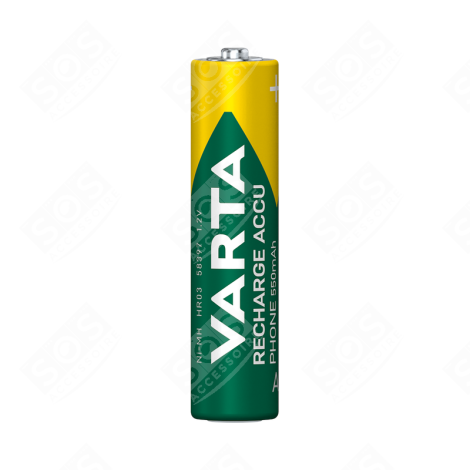 LOT DE 2 PILES RECHARGEABLES AAA LR03 NIMH 550MAH D'ORIGINE ACCESSOIRES ET ENTRETIEN - 58397101402